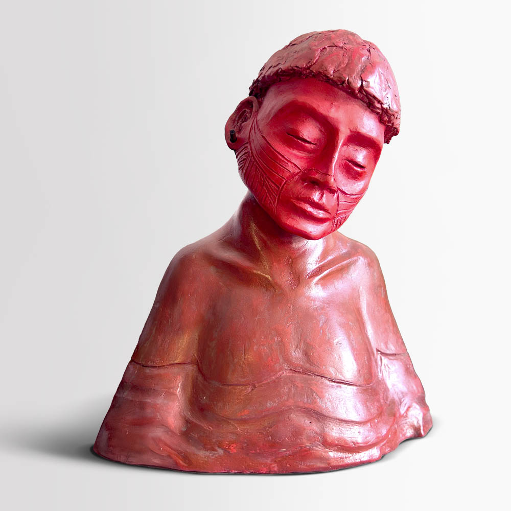 Escultura figurativa em argila